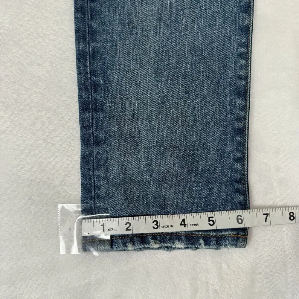 Baldwin Kansas‎ City Kennedy Low Rise Boyfriend Jeans Size 27 Distressed Cuffed